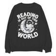 Reading Is Out Of This World Space Books Lover Unisex Sweatshirt