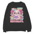 Readsalotl Axolotl Reading Book Bookworm Unisex Sweatshirt