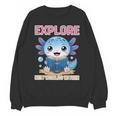 Readsolotl Kawaii Axolotl Book Lover Reading Unisex Sweatshirt Readsolotl Kawaii Axolotl Book Lover Reading Unisex Sweatshirt