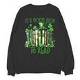Retro Book Lucky Reading Teacher St Patrick's Day -Adults Small Cotton Blend Polyester Blend Short Sleeve Unisex Sweatshirt Retro Book Lucky Reading Teacher St Patrick's Day -Adults Small Cotton Blend Polyester Blend Short Sleeve Unisex Sweatshirt
