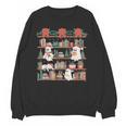 Retro Ghost Reading Book Teacher Librarian Bookish Christmas Unisex Sweatshirt Retro Ghost Reading Book Teacher Librarian Bookish Christmas Unisex Sweatshirt