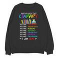 Retro Librarian Book Reader Library Book Reading Unisex Sweatshirt