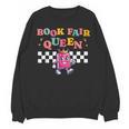 Retro Library Book Fair Queen School Reading Girls Women's Unisex Sweatshirt Retro Library Book Fair Queen School Reading Girls Women's Unisex Sweatshirt