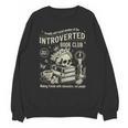 Retro Proud Anti Social Member Of Introverted Book Club Unisex Sweatshirt Retro Proud Anti Social Member Of Introverted Book Club Unisex Sweatshirt