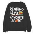 Retro Reading Is My Favorite Sport Football World Book Day Unisex Sweatshirt Retro Reading Is My Favorite Sport Football World Book Day Unisex Sweatshirt