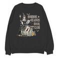 Retro Scary Horror Readers Book Club Spooky Halloween Unisex Sweatshirt