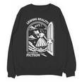 Retro Trendy Bookish Book Lover Reading Quotes Leaving Reality Entering Fiction -Adults Small Short Sleeve T-Shirt Unisex Sweatshirt Retro Trendy Bookish Book Lover Reading Quotes Leaving Reality Entering Fiction -Adults Small Short Sleeve T-Shirt Unisex Sweatshirt