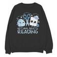 Rock Paper Scissors Nothing Beats Reading Book Lover Unisex Sweatshirt