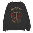 Romantasy Book Club Coffee Sword Roses Unisex Sweatshirt Romantasy Book Club Coffee Sword Roses Unisex Sweatshirt