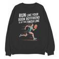 Run Like Your Book Boyfriend Is Waiting Runner Reader Unisex Sweatshirt Run Like Your Book Boyfriend Is Waiting Runner Reader Unisex Sweatshirt