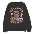 Salem Witch Book Club Bookish Halloween Raccoon Witchcraft Unisex Sweatshirt