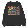 Say Gay Protect Trans Kids Read Banned Books LGBTQ Gay Pride Unisex Sweatshirt