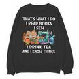 Sewing Reading Books Drinking Tea Sew Sewist Unisex Sweatshirt
