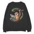Sloth Reading a Book Lazy Sloth Bookworm Unisex Sweatshirt Sloth Reading a Book Lazy Sloth Bookworm Unisex Sweatshirt