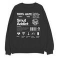 Smutty Book Addict Romance Book Lover Smut Addict Ingredient Unisex Sweatshirt