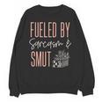 Smutty Book Lover Women Fueled By Sarcasm And Smut Spicy Unisex Sweatshirt Smutty Book Lover Women Fueled By Sarcasm And Smut Spicy Unisex Sweatshirt