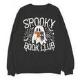 Spooky Book Club Cute Ghost Reading Book Halloween Costume Unisex Sweatshirt Spooky Book Club Cute Ghost Reading Book Halloween Costume Unisex Sweatshirt