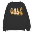 Spooky Halloween Book Lover Halloween Reading Goose Unisex Sweatshirt