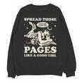 Spread Those Pages Like A Good Girl Shirt Smutty Spicy Book Unisex Sweatshirt
