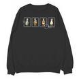 Stamp Silly Goose Reading Book Librarian Bookish Teacher Unisex Sweatshirt