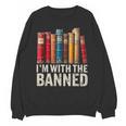 Support Banned Books Freedom I'm With The Banned Unisex Sweatshirt