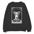 Tarot Card Vintage Whippet Dog Book Lover The Reader Unisex Sweatshirt Tarot Card Vintage Whippet Dog Book Lover The Reader Unisex Sweatshirt