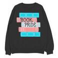 Threadless Grey Sky Chai Trans Book Pride Graphic Unisex Sweatshirt