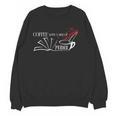 Thriller Book Fan Coffee With A Side Of Murder Unisex Sweatshirt