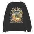 Tired Moms Book Club Cozy Night Coffee Reading Cat Unisex Sweatshirt Tired Moms Book Club Cozy Night Coffee Reading Cat Unisex Sweatshirt