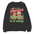 Tis The Season Book Reading Gingerbread Teacher Librarian Unisex Sweatshirt