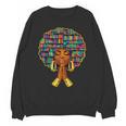 History Month Afro Women Book Lover Librarian Teacher Unisex Sweatshirt