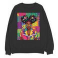 History Month Educated Black Women Girls Reading Book Unisex Sweatshirt