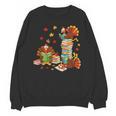 Turkey Reading Books Fall Librarian Book Lover Teacher Kids Unisex Sweatshirt Turkey Reading Books Fall Librarian Book Lover Teacher Kids Unisex Sweatshirt