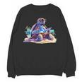 Turtle Wearing Sunglasses Reading A Book On The Beach Summer Unisex Sweatshirt Turtle Wearing Sunglasses Reading A Book On The Beach Summer Unisex Sweatshirt
