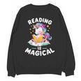 Unicorn Teacher Reading Is Magical Book Unisex Sweatshirt