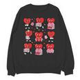 Valentines Day Librarian Heart Reading Book Women Men Kids Unisex Sweatshirt Valentines Day Librarian Heart Reading Book Women Men Kids Unisex Sweatshirt