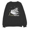 Vintage Hotel Matchbook Astro Motels 50s Retro Spaceman Unisex Sweatshirt Vintage Hotel Matchbook Astro Motels 50s Retro Spaceman Unisex Sweatshirt