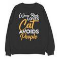 Wears Loves Cats Avoids People I Introvert Unisex Sweatshirt Wears Loves Cats Avoids People I Introvert Unisex Sweatshirt