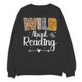 Wild About Reading Book Lover Bookworm Library Day Unisex Sweatshirt
