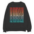 I Will Read Books On A Boat Kids Reading Unisex Sweatshirt