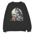 Wolf Reading Book Librarian Library Wolves Unisex Sweatshirt