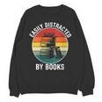 Women's Easily Distracted By Books Unisex Sweatshirt