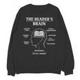 Women's The Reader’s Brain Book Lover Reading Diagram Graphic Unisex Sweatshirt Women's The Reader’s Brain Book Lover Reading Diagram Graphic Unisex Sweatshirt