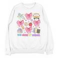 100 Days Of School Coquette Bow School Bus Pencil Books Unisex Sweatshirt 100 Days Of School Coquette Bow School Bus Pencil Books Unisex Sweatshirt