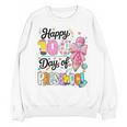 100th Day Of School Teacher Books 100 Days Of Preschool Girl Unisex Sweatshirt