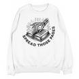 2 SIDES I Look Better Bent Over A Book Saying Quote Unisex Sweatshirt