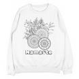 Adult Coloring Book Namaste Yoga Flowers Unisex Sweatshirt Adult Coloring Book Namaste Yoga Flowers Unisex Sweatshirt