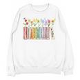 Applied Behavior Analysis Book Wildflower ABA RBT Therapist Premium Tri-Blend Unisex Sweatshirt