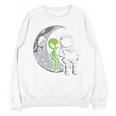 Astronaut Reading Book To Alien Moon Space Women Kids Men Premium Tri-Blend Unisex Sweatshirt Astronaut Reading Book To Alien Moon Space Women Kids Men Premium Tri-Blend Unisex Sweatshirt