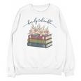 Barely Tolerable Book Lover Floral Quote Pride And Prejudice Unisex Sweatshirt